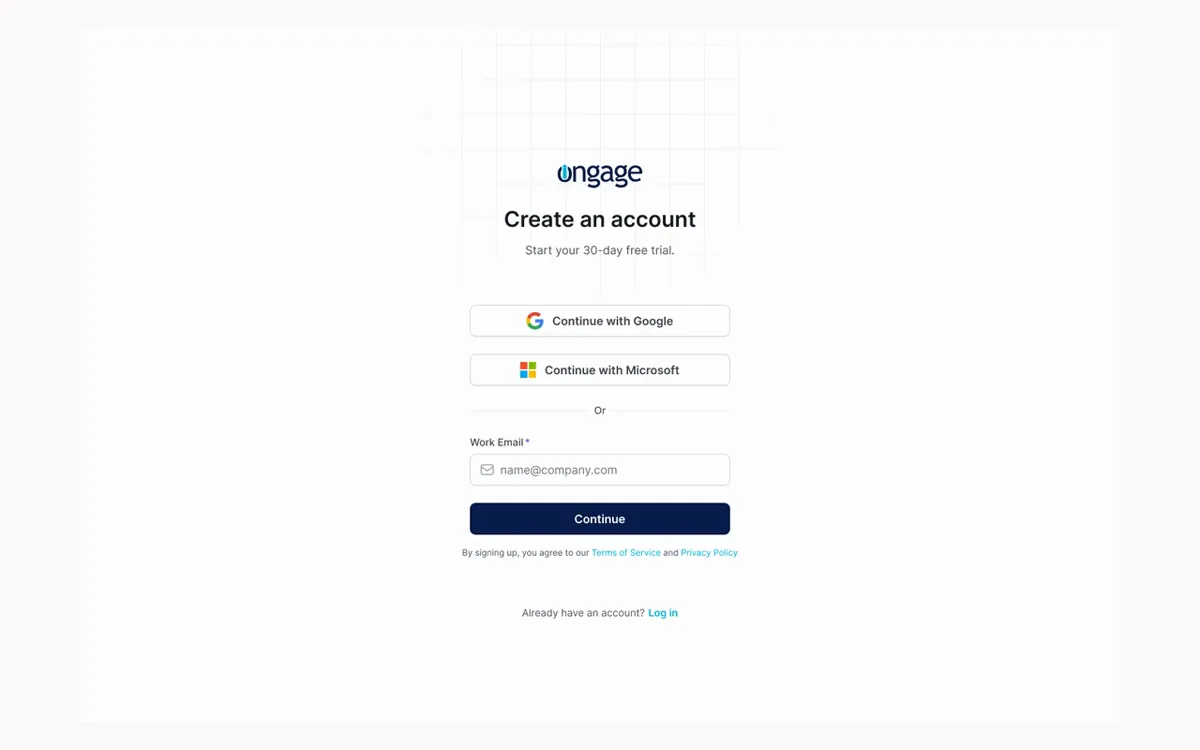 Create an account