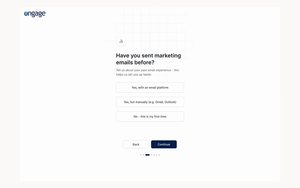 Onboarding questionnaire