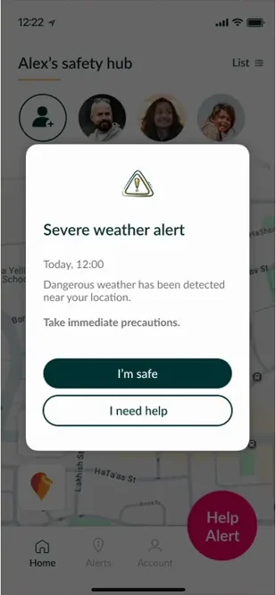 Weather alert