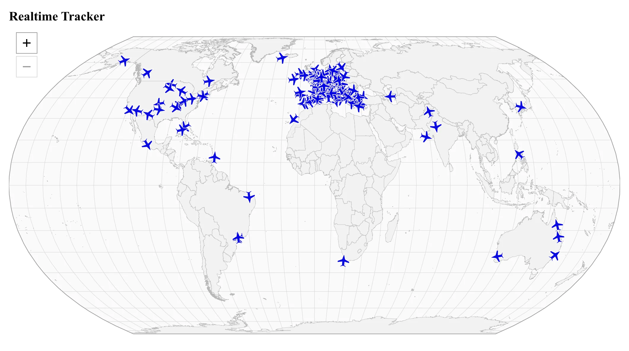 The Apocalypse Early Warning System map tracking private-jet departures in real time