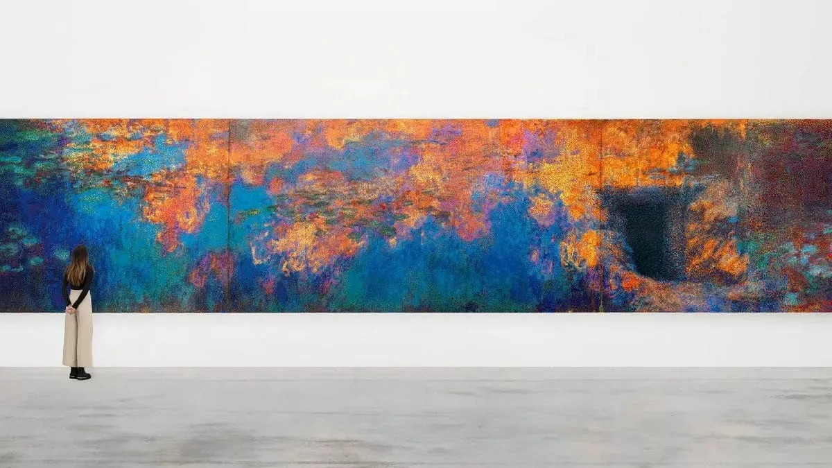 Ai Weiwei: Water Lilies #1. Lego Bricks / Photo Credit: Ela Bialkowska/ OKNO studio