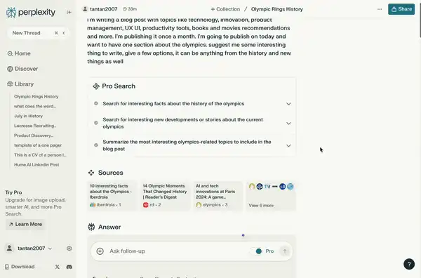 AI: Explore the Future of Search with Perplexity