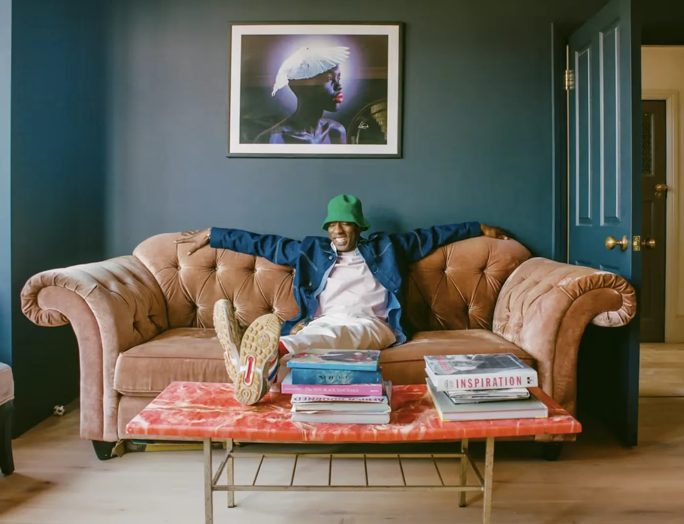 Walé Adeyemi at home in London © Kemka Ajoku
