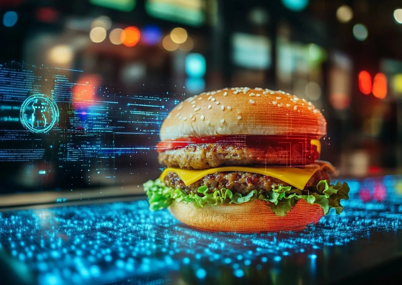 Midjourney by me - McDonald's gets a touch of AI