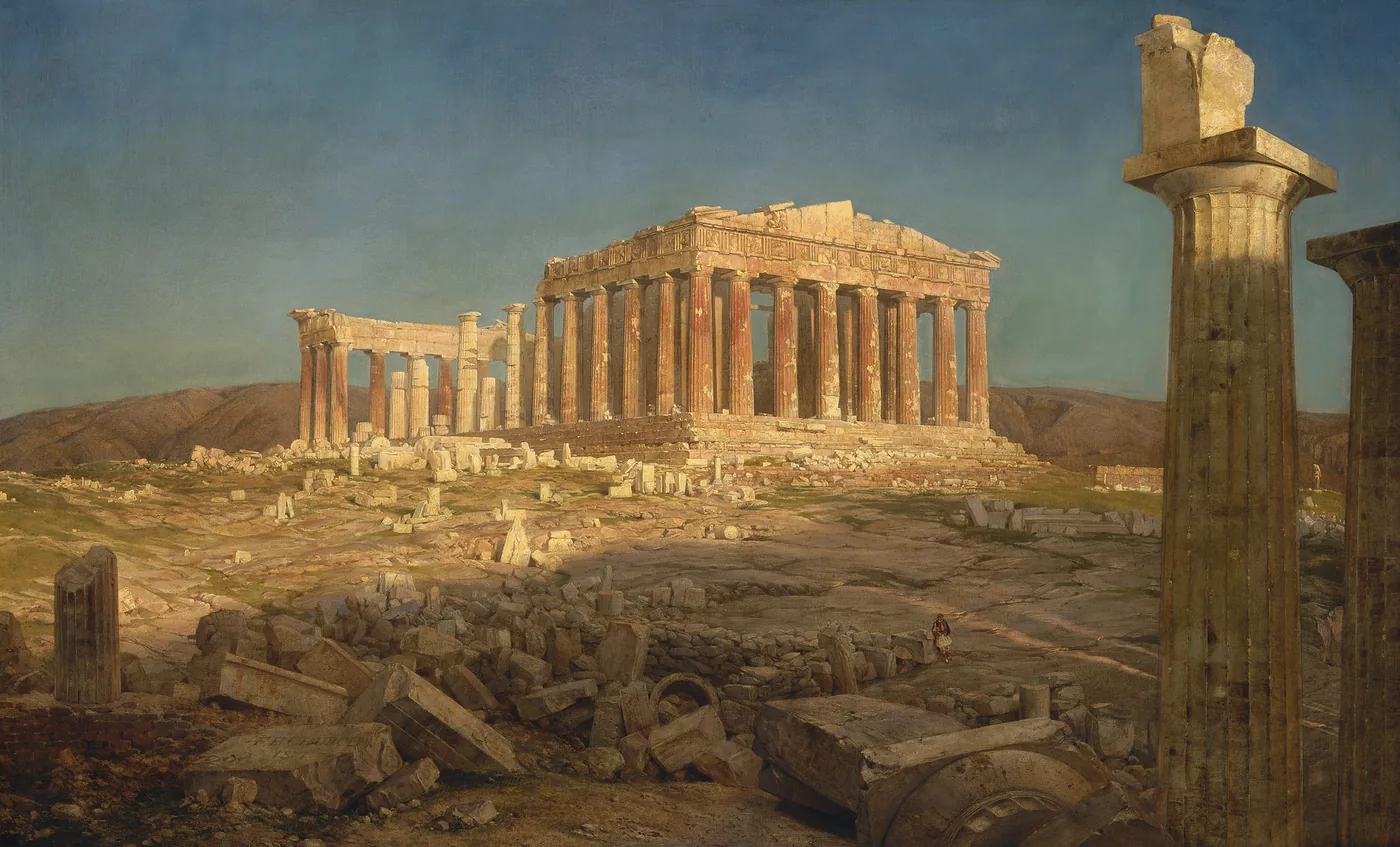 ה-Parthenon כפי שצייר ב-1871 על ידי Frederic Edwin Church.